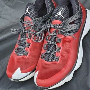 Air Jordan RARE Flight Runner Sneakers Mens 11 Red Burgundy 631606601